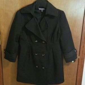 MNG black rain jacket